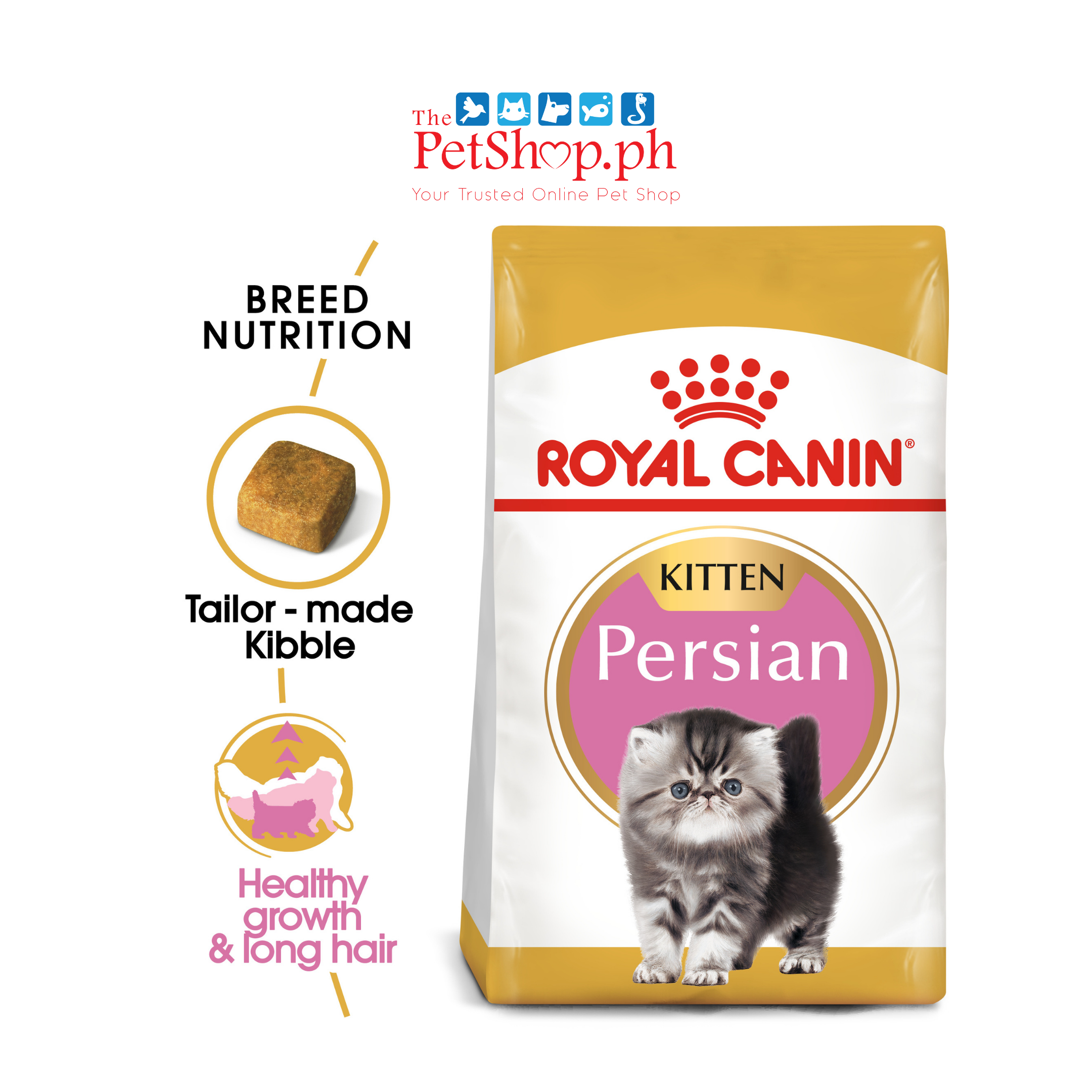 Royal Canin Feline Breed Nutrition Persian Kitten Dry Cat Food10kg	